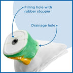 Fox Valley Traders Gaggleville Porch Goose Baby Statue – Charming 17" Outdoor Decorative Figurine for Garden, Patio, or Entryway Accent