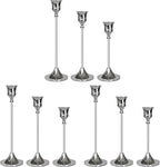 Candlestick Holders Silver, 9 Packs Taper Candle Holder for Candlesticks, Candle Sticks Holder Decor for Home Decor