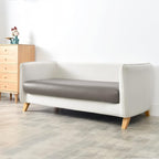 Yates Home PU Leather Couch Sofa Cushion Slipcover Water-Proof Elastic Chair RV Seat Covers Loveseat Sofa Furniture Protector Slip Cover for Settee Seater Replacement in Living Room（Sofa, Taupe）