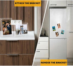 4x6 Acrylic Picture Frames Clear Tabletop and Magnetic Photo Frame for Refrigerator with Removable Magnetic Stand for Home/Office Desk/Table Picture/Note Display, 2 Pack