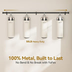 Curtain Rod 32-88 Inch, Heavy Duty 1 Inch Adjustable Curtain Rods for Windows, Black Long Window Treatment Rods, Modern Design, Easy Installation