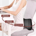 Car Lumbar Support and Car Neck Pillow Kit - Memory Foam Ergonomic Back Cushion - Relieve Driving Fatigue - Comfort and Support Your Neck and Back - Suitable for Car Seats (Set)