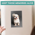 PBF 4x6 Magnetic Picture Frames for Refrigerator | Clear Acrylic Frames | Photo Holders for Fridge, Locker, Photo Board, Art Display, Sign Holder (150-Pack)