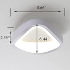 Led Flush Mount Ceiling Light White Modern Close to Ceiling Light Fixture Small 4000k 10w