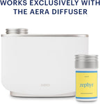 Aera Zephyr - Essential Oil for Home - Simple and Minimal Fragrance - Notes of Lotus Petals, Sandalwood and Lily of The Valley - Scent Refill - Works with The Aera Diffuser