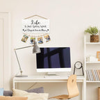 Dog Mom Gifts Picture Frame Photo Holder for Wall, Gifts for Dog Lovers, Dog Themed Gifts, Dog Gifts for Women, Funny Dog Gifts, Dog Mom Dad Grandkids Gifts Hanging Photo Display