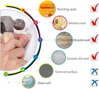 VANGOLD Frameless DIY Wall Clock 3D Mirror Wall Clock Large Mute Wall Stickers for Living Room Bedroom Home Decorations