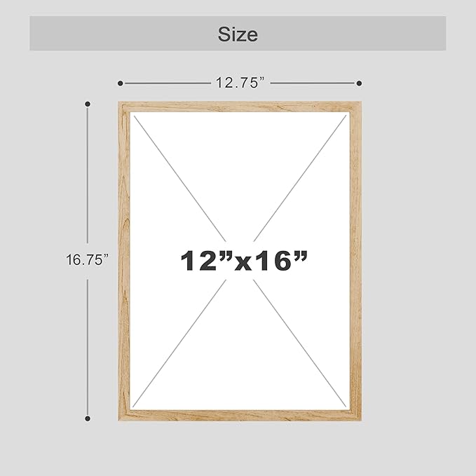 SIGNWIN Framed Green Pastel Forest Fern Leaf Wall Art, Set of 4 Collage Nature Garden Wall Decor Prints, Nature Wilderness Wall D¨¦cor for Living Room, Bedroom - 12"x16" Natural