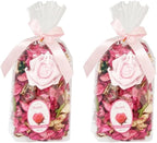 Potpourri Bags,Home Fragrance Sachet Petal,Potpourri Bowl Filler,vase Filler for Families, Weddings, Cars, Coffee Shops, etc Decoration, 2 Bags/10oz (Rose)