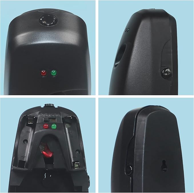 Automatic Air Freshener Spray Dispenser (2-Pack) ，Free Standing or Wall Mounted Automatic Aerosol Spray Dispenser Adjustable Aromatherapy Machines for Bedrooms, Bathrooms,Offices, Hotels (Black)