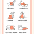 UKELER White Faux Fur Throw Blanket Large Super Soft Fluffy Bed Blankets Throws for Bedroom, Living Room, Couch, Sofa, Office, Camping Plush Furry Blanket 60''x80''