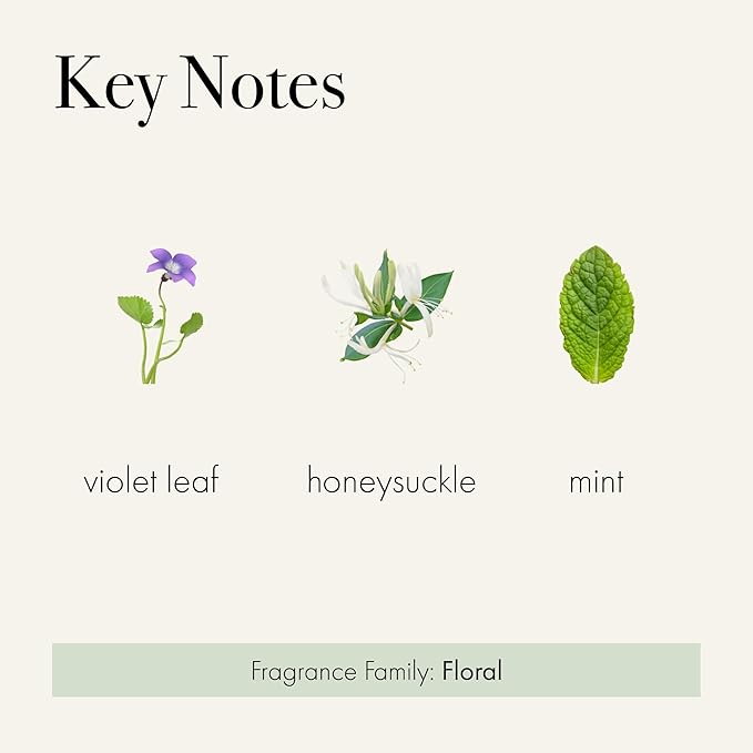 LAFCO New York Classic Reed Diffuser, Wild Honeysuckle - 6 oz - Up to 3 Months Fragrance Life - Reusable Glass Vessel - Natural Wood Reeds - Made in The USA