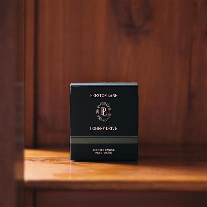 Preston Lane The Scented Candle, Luxury Candle with Vegan Soy Wax Blend, Doheny Drive, 7.5 Oz