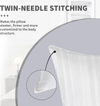 Cosmoluxe Extra Soft Bed Pillows for Sleeping Standard Size 4 Pack, Down Alternative Pillows Standard Size (20"x26") Set of 4