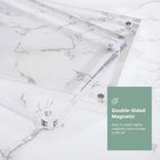 SYNTRIFIC Acrylic Frames 8x10,5 Pack 10+10mm Thickness Frame Acrylic,Freestanding Double Sided Magnetic Frame Lucite Frame Transparent Gift for Desktop Display