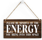 Inspirational Zen Wall Art, Positive Affirmations Wall Decor, Meditation Room Decor Spa Decor Spiritual Wall Art Decor Hanging Sign Wood Plaque Block for Home Office Bathroom Bedroom