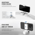 NEEWER Basic HM01-D 29" Arc Lamp, 40W Foldable LED Half Moon Table Nail Tech Light for Desk 3000K-6500K 3400lux/0.5m CRI95 USB Charging Phone Holder for Manicure Makeup Beauty Tattoo Overhead Shooting