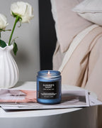 M&SENSE Summer's Night Scented Candle, All Natural Soy Wax Clean Non Toxic Manly Candle for Home, 7.05oz Up to 50 Hours Burn Time in Glass Jar for Bedroom