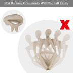 Sandstone Resin Thinker Style Abstract Sculpture Statue Collectible Figurines Home Office Bookshelf Desktop Decor