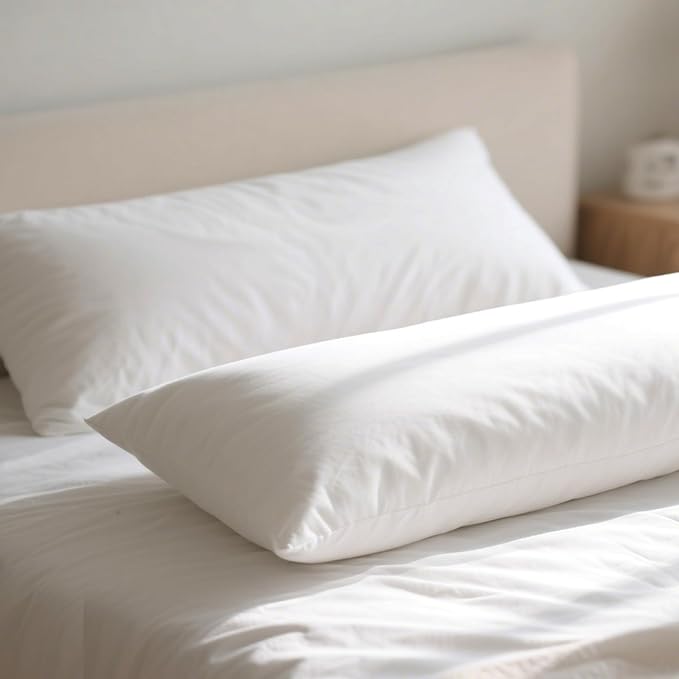 14x36 Pillow Insert Set of 2, Long Lumbar Pillow Insert for Bed Down Alternative Pillow, Rectangle Body Sleeping Pillow, Lumbar, Back Integrated Decorative Pillow Form