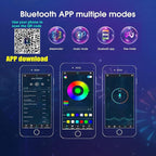 LENIVER RGB Spiral Floor Lamp, Unique LED Corner Lamp Standing Lamp with Remote Control, Dimmable Color Changing Mood Lighting for Living Room, Bedroom, Gaming Room - Black