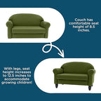 Children's Factory As We Grow Toddler Sofa, Flexible Seating for Daycare or Preschool, Kids Reading Couch, Playroom Furniture, Sage