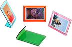 Acrylic Magnetic Picture Frames for Instax Polaroid,Table Top Mini 2x3 Wallet Size Photo Frame for Desk Decor (colorful 8 pack)