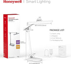 Honeywell Desk Lamp for Home Office, H4 Sunturalux™ Eye-Caring LED Desk Light, 700LM Dimmable Desk Lamp with Timer, Adjustable Desk Reading Light, Touch Auto Dimming Table Lamp for Study, Bedroom