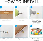 IARTTOP Large Boho Sun Wall Art Framed Wooden Art Wall Decor Sun Geometric Line Sunshine Wall Art for Living Room Bedroom Office 16"" x32, red