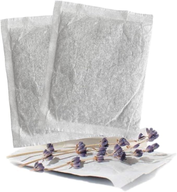 Lavender Sachet for Dryer, Naturally Scented Luggage Sachets, Closet & Drawer Fragrance, Freshens Laundry, Shoes, Gym Bags, Cars & Sweater Storage w/Premium Extra Flowers, Grown in USA (6 Pack)