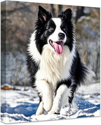 Personalized Photo to Canvas Print - Canvas Prints With Your Photos on Custom Wall Art for Bedroom, Living Room, Wedding Baby Pet Family Picture Framed Wall Art (16" W x 24" H)