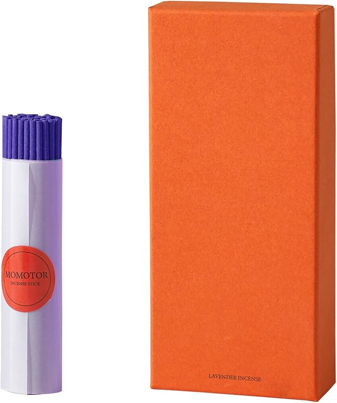 Lavender Incense Sticks – 120 Natural Sticks for Meditation, Relaxation, and Spiritual Cleansing | Perfect for Yoga, Home, and Air Purificationv