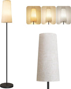 SUNMORY Floor Lamps for Living Room/Bedroom/Office, Standing Lamp with LED Bulb, 3 Color Temperature Tall Lamp, Suitable for Modern/Boho/Farmhouse and Other Home Decor Styles