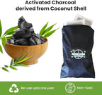 Green Piece® Pack of All Natural Baby Diaper Pail Deodorizer Activated Charcoal Air Purifier (15 Pack of Carbon Filters)