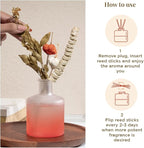 Folkulture Fall Reed Diffusers for Home, 5 oz | Autumn Scent Diffuser Oil with Sticks | Fall Scents for Bathroom Decor Accessories, Living Room, Office | Natural Essential Oils | Housewarming Gifts