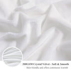 XeGe Luxury Faux Fur Throw Blanket, White Soft 50x60 Fluffy Blanket Throw, Shaggy Plush Decorative Couch Blanket, Cute Furry Throw Holidy Fuzzy Lap Blanket for Kids Women Men Teen Girls White