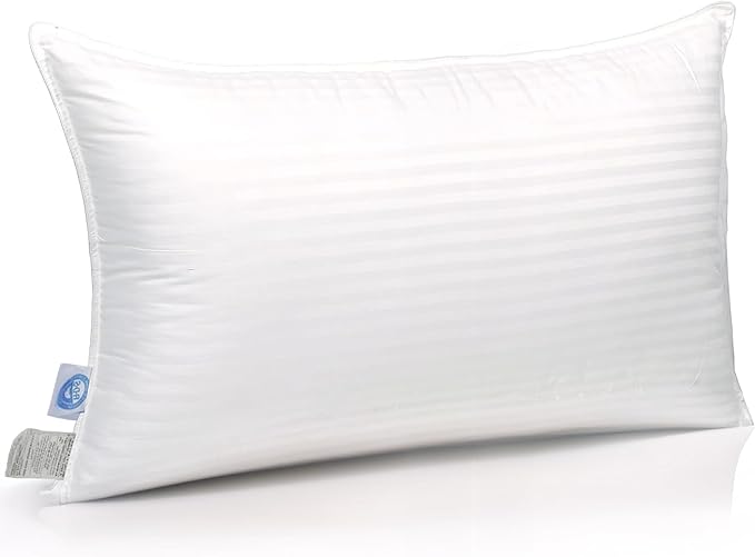 East Coast Bedding Cozy Dream Goose Feather and Down Pillows - RDS Certified, 100% Cotton Cover, Hotel Collection, Bed Sleeping, Medium Support