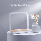 WILIT Bedside Lamp with Qi Wireless Charger, A13 Table lamp 3 Step Dimmable Touch Control Desk Lamp for for Living Room, Bedroom, Kids Room.