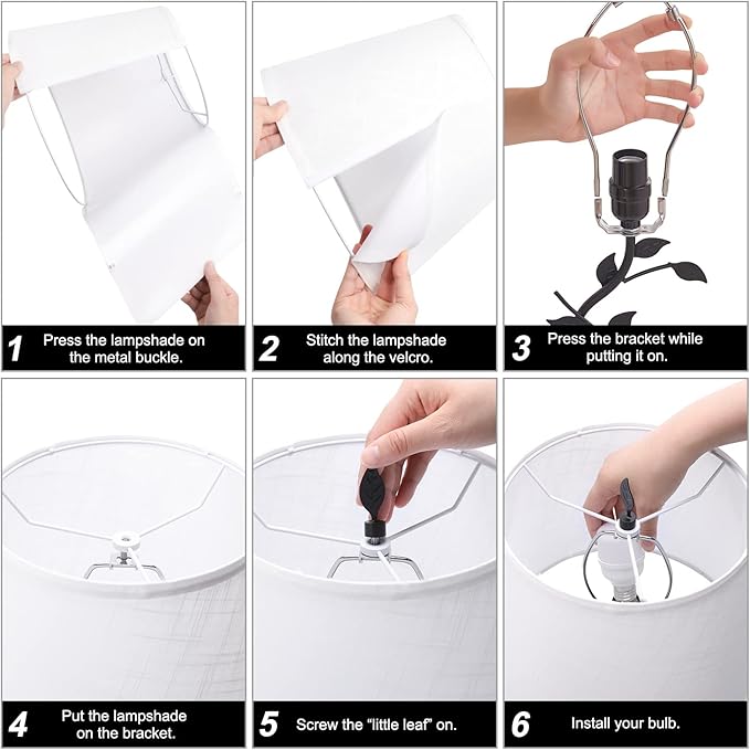 Kakanuo USB Table Lamp Bedside Lamp with USB C Charging Ports, White Traditional Nightstand Lamp Desk Lamp Large Retro Table Lamp for Bedroom and Living Room