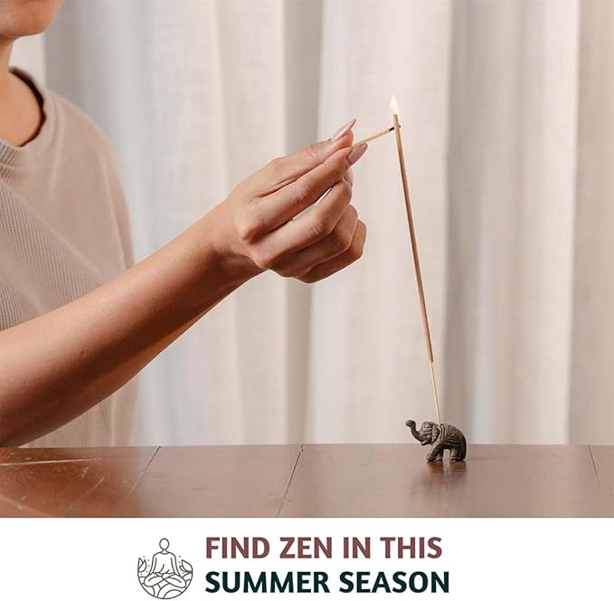 Folkulture Incense Sticks for Home | Pack of 75 (8") Insence-Sticks for Meditation with 45 Mins Burn Time | Organic Insence Aromatherapy Lavender Inscents-Stick | Non Toxic Inscent for Gifts for Her