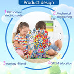 Upgrade Rotating Ferris Wheel Building Blocks Set Toys for Kids with Light Carnival Amusement Park Construction Kits Birthday Halloween for Boys Girls（813pcs）