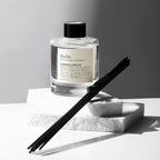 Duša Fig Reed Diffuser & Sticks - 5 Fl Oz Essential Home Fragrance Decor for Bathroom, Office & Living Spaces – Stylish & Long-Lasting Room Air Freshener - Ideal for Housewarming & Special Occasions