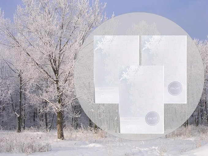 Floral Simplicity Frost Scented Sachets Pack of 6, Fall & Winter - Long-Lasting Scented Bags, Home Fragrance & Deodorizer, Air Freshener & Deodorizer for Closet, Room, or Cars, Made in USA