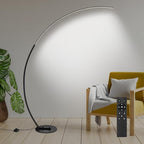 CHICLUX Arc Floor Lamp, Dimmable LED Floor Lamp with 3 Color Temperatures, Ultra Bright, Modern Standing Tall Lamp with Remote Reading Floor Lamp for Living Room Bedroom Office