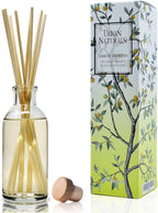 Urban Naturals Lemon Verbena Reed Diffuser Set with Reed Sticks | Tart, Citrus with Fruity Notes of Bergamot & Greens | A Cheerful Gift Idea | Made in The USA