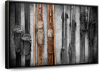 ElephantStock Ski Collection Wall Art - Horizontal Framed Canvas - 1-Piece Bathroom Wall Decor - Photography sports Canvas Print - Brown and Black Decor for Wall - 43" X 29"