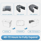 Reading Pillow for Gaming,Lap Desk Pillow for Laptop,Arm Rest Pillow for Reading, Working, Crocheting, Playing Steam Deck Switch or Sitting in Bed,Sofa