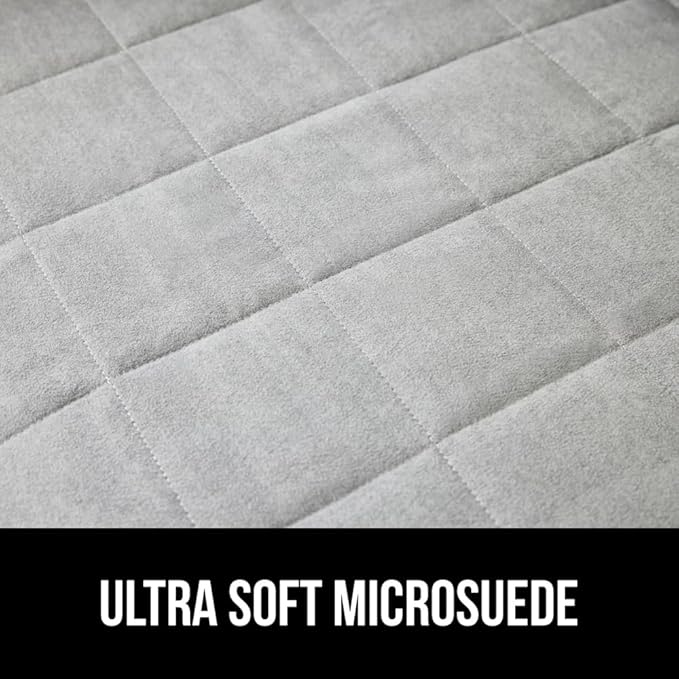 GORILLA GRIP Patented Waterproof Slip-Resistant Oversized 78” Sofa Protector Cover, for Leather or Fabric Couch Cushion, Large Microsuede Furniture Covers Dogs Pets Machine Washable Slipcover, Gray