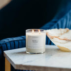 Calyan Wax Co. 2 Wick Candle, Rose + Peony Scented Candle, 37 Hour Burn Time, Aromatherapy Soy Candles, Non Toxic & Vegan Soy Wax, Glass Tumbler Scented Candles, 12.5oz