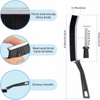 2 PCs Hard-bristled Crevice Cleaning Brush, Gap Cleaning Brush, Grout Brush for Kitchen, Bathroom, Bathtubs